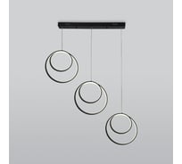 Подвесной светодиодный светильник Eurosvet в стиле минимализм 90308/3 черный a060657