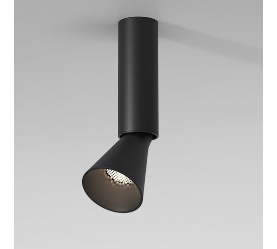 Накладной светодиодный светильник Elektrostandard piks 7w 4000к 25107/led черный a066495