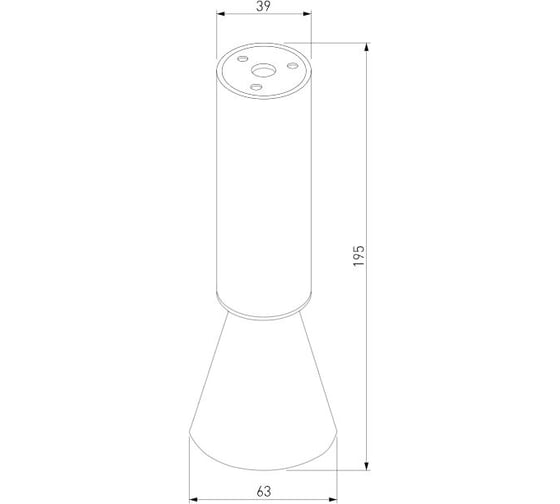 Накладной светодиодный светильник Elektrostandard piks 7w 4000к 25107/led черный a066495