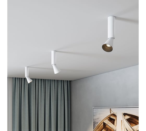 Накладной светодиодный светильник Elektrostandard piks 7w 4000к 25107/led белый a066493