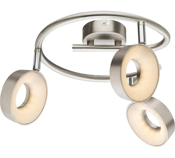 Спот GLOBO LIGHTING globo, никель, led, 3x4,5w 56132-3