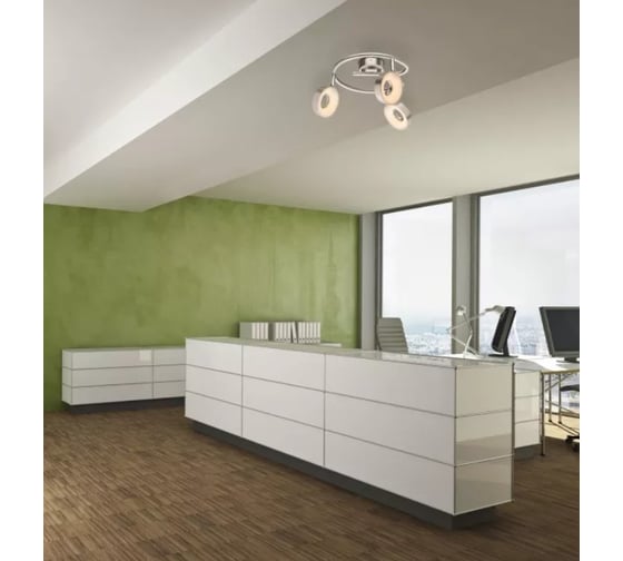 Спот GLOBO LIGHTING globo, никель, led, 3x4,5w 56132-3