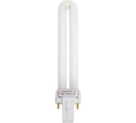 Лампа люминесцентная LightBest LBL S 71023 9W 3000K G23 701071023