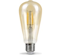 Лампа IN HOME сд led-st64-deco gold 15вт 230в е27 3000к 1570лм золотистая 4690612050843