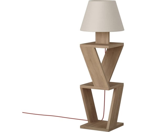 Торшер leve kozena side floor lamp oak LEV01045 1