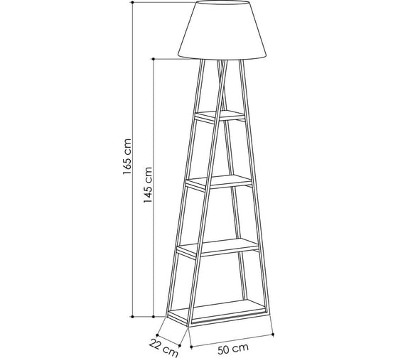 Торшер leve pal floor lamp anthracite LEV01025