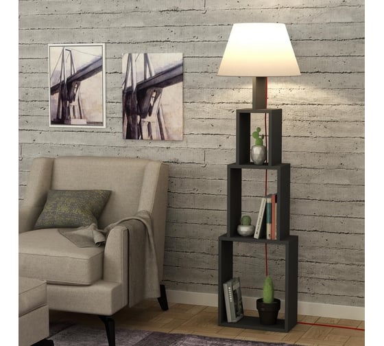 Торшер leve tower floor lamp anthracite LEV01018