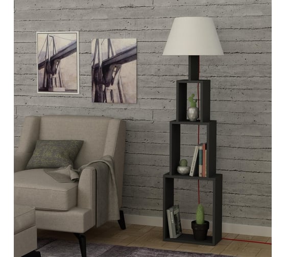 Торшер leve tower floor lamp anthracite LEV01018