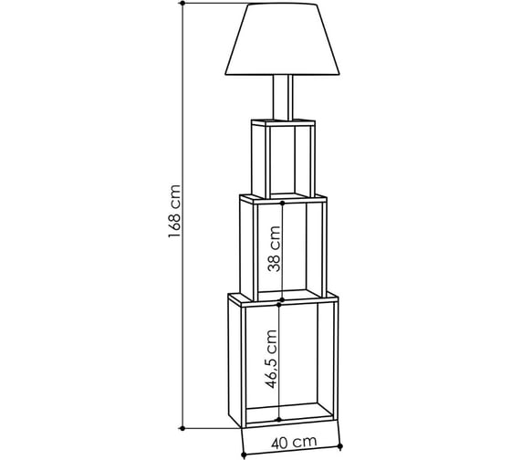 Торшер leve tower floor lamp anthracite LEV01018