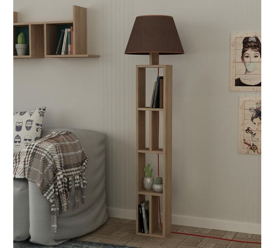 Торшер leve giorno floor lamp oak LEV01013