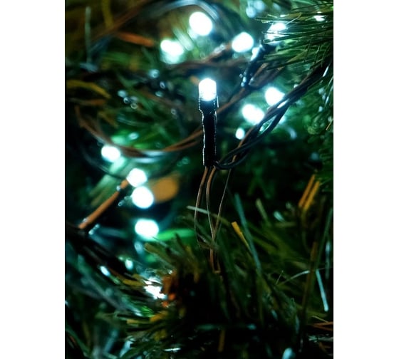 Гирлянда Нить SHLights 50 белых LED, 5 м, 8 режимов, внутр. ILD050C-GW