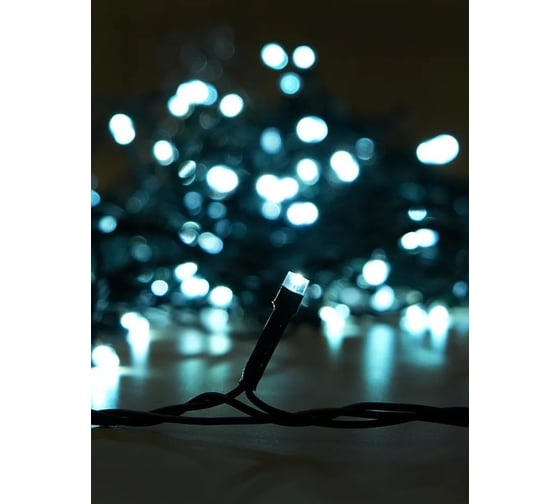 Гирлянда Нить SHLights 50 белых LED, 5 м, 8 режимов, внутр. ILD050C-GW