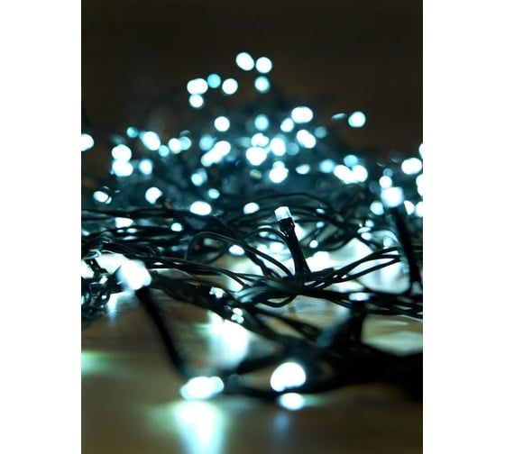 Гирлянда Нить SHLights 50 белых LED, 5 м, 8 режимов, внутр. ILD050C-GW