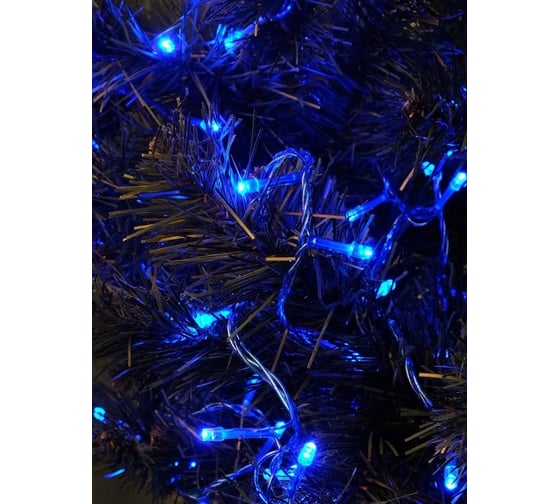 Гирлянда-нить SHLights внутр, 100 LED, синий, 5 м, провод синий ILD100C-BB