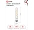 Лампа IN HOME сд led-t30-deco 9вт 230в е27 4000к 1140лм 225мм прозрачная 4690612050881 3