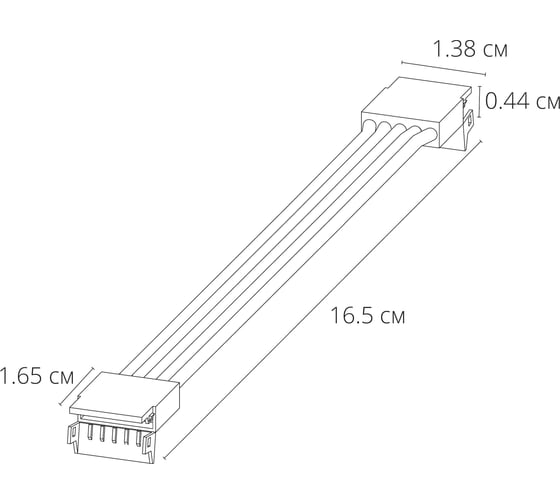 Токопроводящий коннектор ARTE LAMP strip-accessories A31-12-RGBW