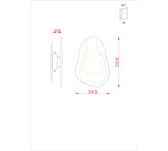 Настенный светильник ARTE LAMP libertas A2096AP-5BK