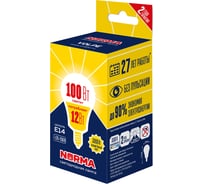 Светодиодная лампа Volpe LED-G60-12W/3000K/E14/FR/NR UL-00010992