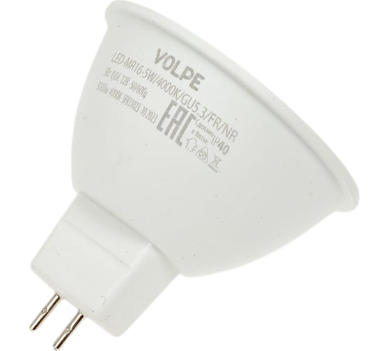 Светодиодная лампа Volpe LED-MR16-5W/4000K/GU5.3/FR/NR UL-00011012