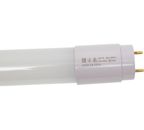 Лампа линейная IEK led t8 13вт 1300лм 230в 4000к 600мм g13 LLE-T8R-13-230-40-G13