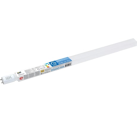 Лампа линейная IEK led t8 13вт 1300лм 230в 6500к 600мм g13 LLE-T8R-13-230-65-G13
