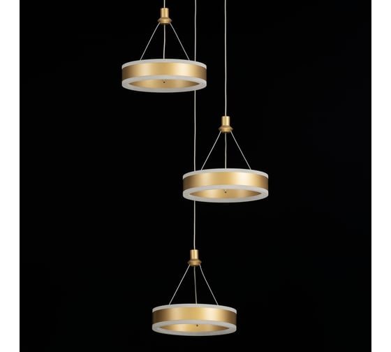 Подвесной светильник Citilux Дуэт LED Золото CL719032