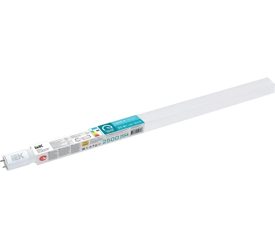 Лампа линейная IEK led t8 25вт 2500лм 230в 4000к 1200мм g13 LLE-T8R-25-230-40-G13