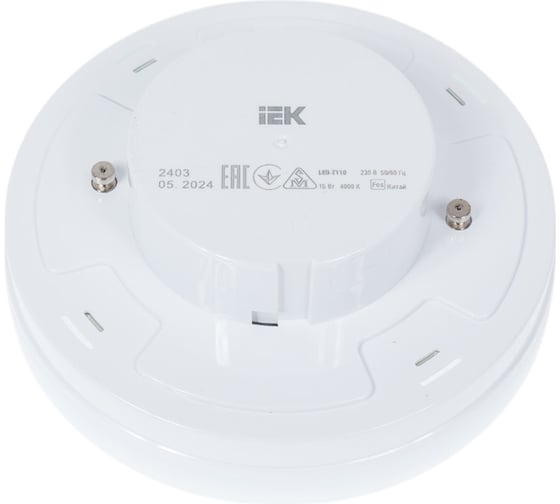 Лампа таблетка IEK led t110 15вт 230в 4000к gx70 LLE-T110-15-230-40-GX70