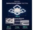 Светильник потолочный светодиодный Rivoli nikki 6112108 168 Вт led 2800к 6200к модерн с пультом Б0060854 3