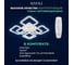 Светильник потолочный светодиодный Rivoli nikki 6112108 168 Вт led 2800к 6200к модерн с пультом Б0060854 6