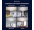 Светильник потолочный светодиодный Rivoli nikki 6112108 168 Вт led 2800к 6200к модерн с пультом Б0060854 9