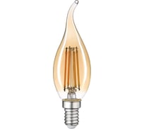 Лампа светодиодная THOMSON LED FILAMENT TAIL CANDLE 5W 515Lm E14 2400K GOLD TH-B2117