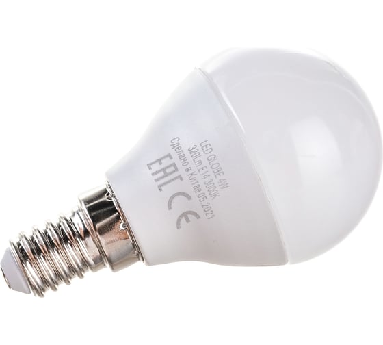 Светодиодная лампа THOMSON LED GLOBE 4W 320Lm E14 3000K TH-B2101