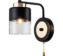 Настенный светильник ESCADA E27*40W Black/Gold 2121/1A