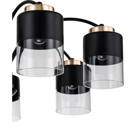 Светильник на штанге ESCADA E27*40W Black/Gold 2121/7P