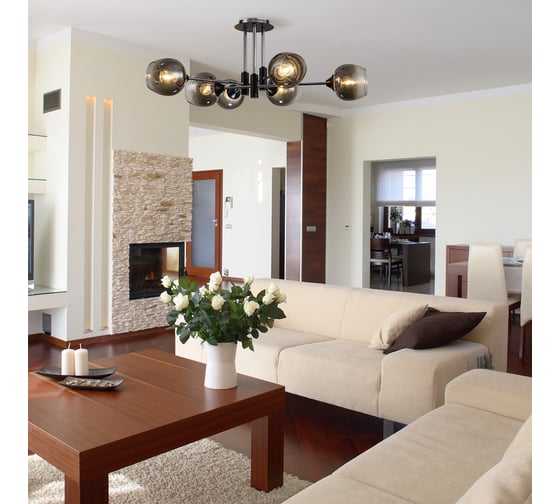 Светильник на штанге ESCADA E27*40W Chrome 1138/6P