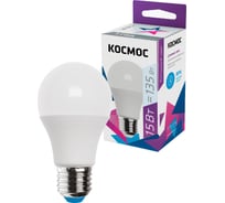 Светодиодная лампа Космос А60 15W 220V E27 6500K LkecLED15wA60E2765