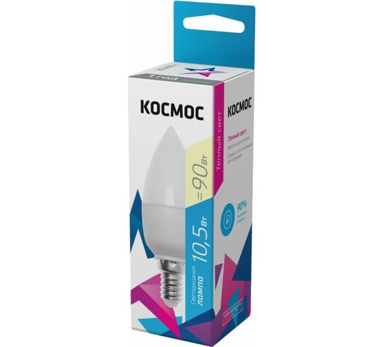 Светодиодная лампа Космос CN 10.5W 220V E14 3000K LkecLED10.5wCNE1430