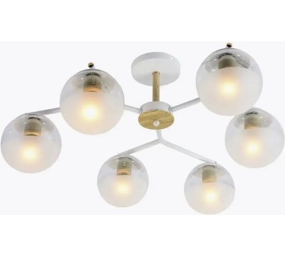 Потолочный светильник ESCADA 1130/6PL E27*60W White/Gold 1130/6PL White
