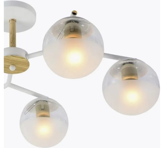 Потолочный светильник ESCADA 1130/6PL E27*60W White/Gold 1130/6PL White