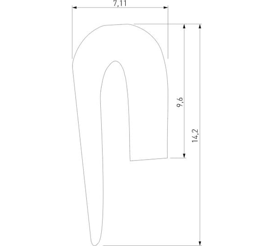 Гарпун для шинопровода Elektrostandard в натяжной потолок slim magnetic 85163/00 a066574