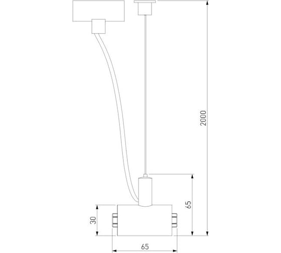 Набор подвеса Elektrostandard с вводом питания, черный 85184/00 module system a066181