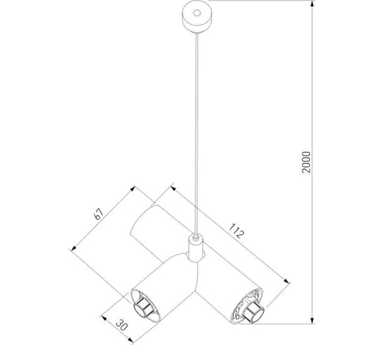 Набор для подвеса Elektrostandard т-образный с питанием, черный 85189/00 module system a066186