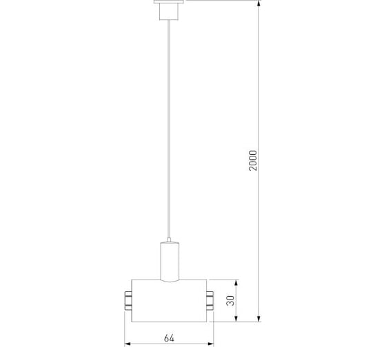 Набор подвеса Elektrostandard без питания, черный 85186/00 module system a066183