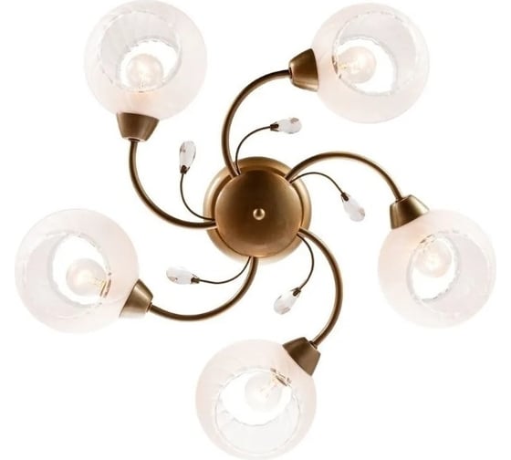 Потолочный светильник ESCADA E14*40W Antique brass 1111/5