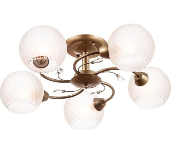 Потолочный светильник ESCADA E14*40W Antique brass 1111/5