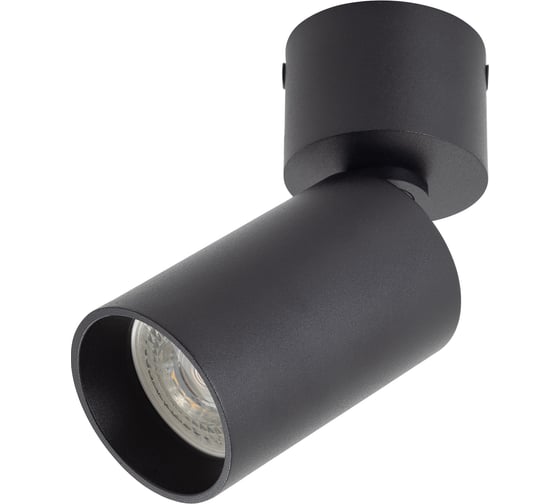 Накладной светильник DENKIRS DK2029-BK IP 20, 50 Вт, GU10, черный, алюминий 457490