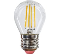 Лампа Экономка LED Филамент 8Вт Шарик 45мм 160-260V Е27 720лм 4500К Eco LedFL8wGL45E2745