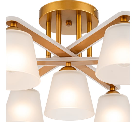 Потолочный светильник ESCADA E27*60W Gold 1101/7PL