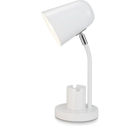 Настольный декоративный светильник Фарлайт "modern office" с органайзером белый е14 FAR002316